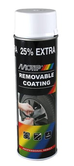 picture of Motip Sprayplast Removable Coating - White Glossy 500ml - [SAX-M04303]