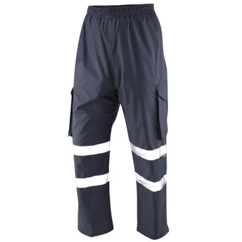 Picture of Appledore - Navy Blue Cargo Overtrouser - LE-L01-NV