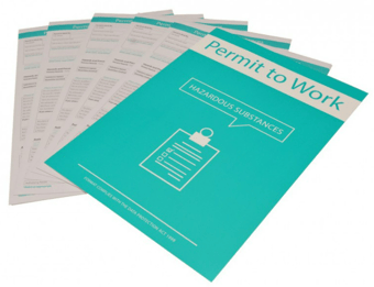 picture of Hazardous Substances - Permit to Work - Pack of 10 - [CI-14899]