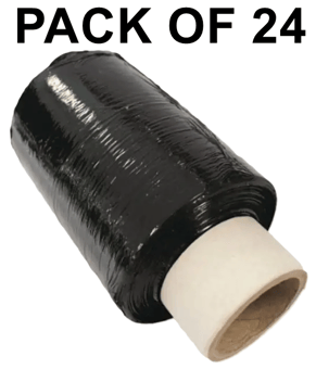 picture of Slingsby Mini Hand Stretch Wrap - Black 12mu - Pack of 24 - [SLB-419771] - (LP)
