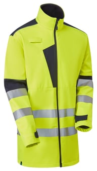 picture of Supertouch System Hi Vis Eco 3-Layer Yellow Softshell Parka - ST-SYH-1052C1
