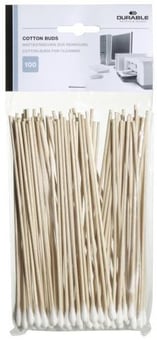 picture of Durable - Extra Long Cleaning Cotton Buds - 15cm - Pack of 100 - [DL-578902]