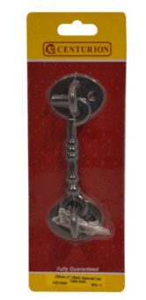 Picture of Black Japanned Cast Cabin Hook - 100mm (4") - Single - [CI-HE159P]