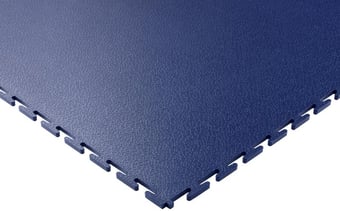 picture of PVC Link-Tile Anti-Slip Mat - Blue - 500mm x 500mm - [WWM-11200-05005007-BLNA] - (LP)