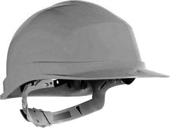 Picture of Delta - Zircon Polyethylene UV resistant Grey Safety Helmet with Slip Ratchet - [LH-ZIRC1GR]