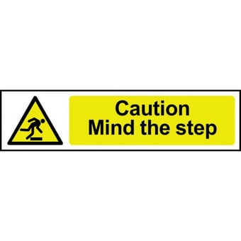 Picture of Spectrum Caution Mind the Step - PVC 200 x 50mm - SCXO-CI-5109