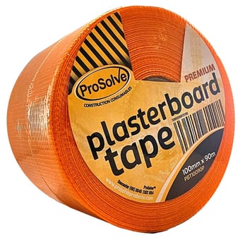 picture of ProSolve Premium Plasterboard Tape - Orange - 100mm x 90m - [PV-PBT10090P]