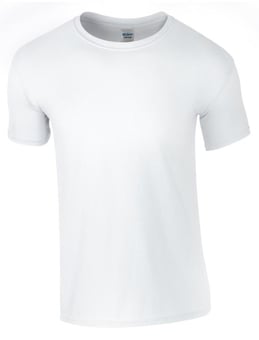 Picture of Gildan Softstyle Adult T-Shirt - White - [BT-64000-WHITE]