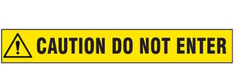 picture of 75mm x 250m - Do Not Enter Tape - Sold Per Roll - [UT-UKT14ENT] - (DISC-W)