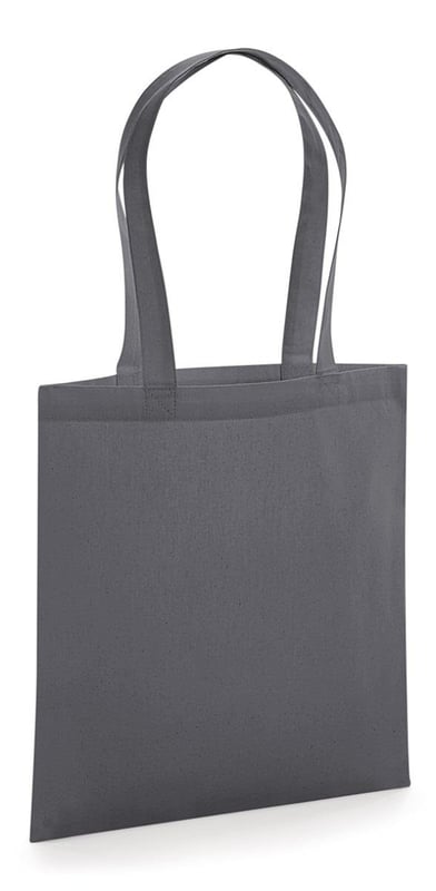 picture of Westford Mill Organic Premium Cotton Tote - Graphite Grey  - [BT-W261-GGRY]