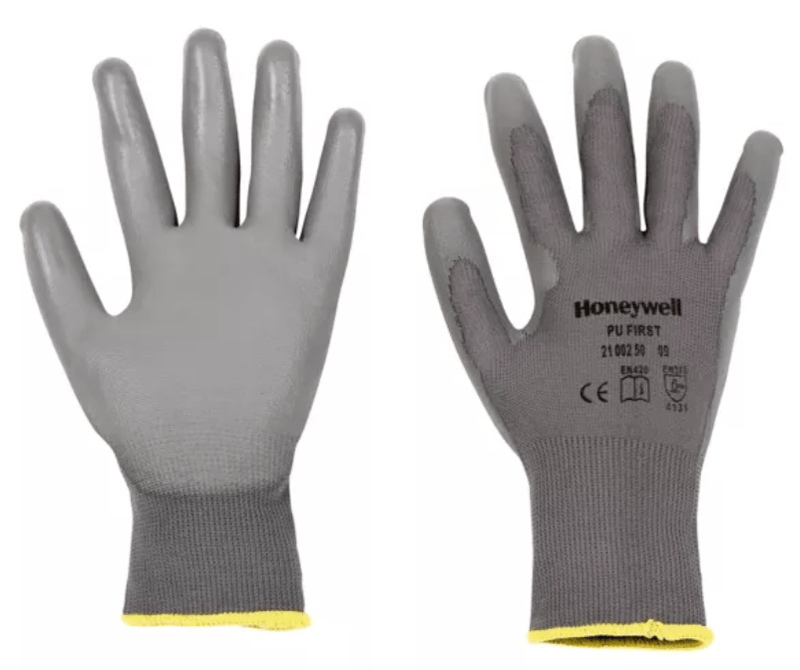 Honeywell PU 1st Grey Polyamide Glove with PU Palm Coating - Pair - HW-2100250 - (LP)
