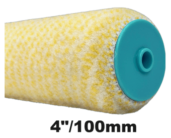 picture of Axus Decor X-Coat Roller Yellow Series - 4"/100mm - Pack of 10 - [OFT-AXU/RY410]