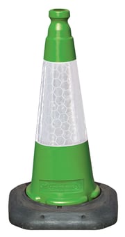 picture of JSP Dominator 50cm Road Traffic Cone Sealbrite Sleeve - Green - [JS-JBE049-240-300]