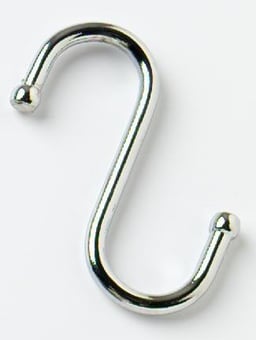 picture of StarPack - Kitchen S Chromed Hooks  - 75mm - Single - [AF-5013249259646] - (DISC-R)