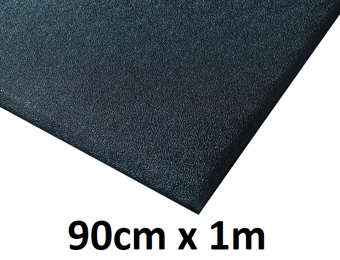 picture of Kumfi Pebble Anti-Fatigue Mat Black - 90cm x 1m - [BLD-KP36BL]