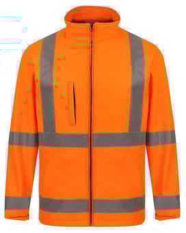 picture of Korntex Turku Hi-Vis Softshell Jacket- Hi-Vis Orange - KTX-KXSSHJO