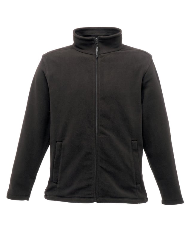 picture of Regatta Micro Full Zip Fleece - 210 Series Black Microfleece - BT-TRF557-BLK