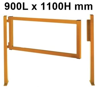 picture of QMP Fully Welded Barrier - Gate Barrier - Open - 900L x 1100H mm - [QM-RBGU9011OYXX]
