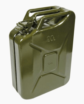 picture of 20 Litre Jerry Can - Steel Khaki - 460mm x 346mm x 166mm - [OS-40/010/010]