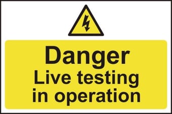 Picture of Spectrum Danger Live Testing In Operation - RPVC 300 x 200mm - SCXO-CI-13912