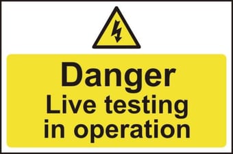 Picture of Spectrum Danger Live Testing In Operation - RPVC 300 x 200mm - SCXO-CI-13912