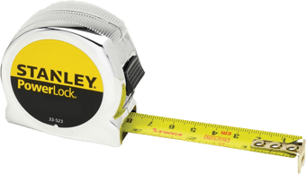 Picture of Stanley Tools - PowerLock Classic Pocket Tape 10m/33ft (Width 25mm) - [TB-STA033443] - (DISC-R)