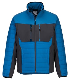 Picture of Portwest - T752 - WX3 Baffle Jacket - Persian Blue - PW-T752PBR