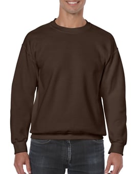 Picture of Gildan - Heavy Blend Adult Crewneck Sweatshirt - Dark Chocolate Brown - BT-18000-DRKCHC