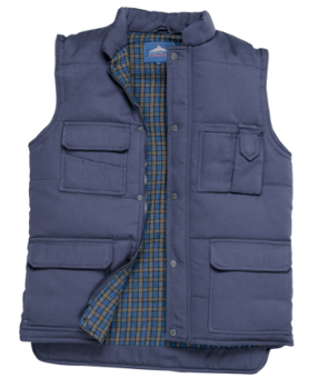 Picture of Portwest Navy Blue Shetland Bodywarmer - PW-S414NAR