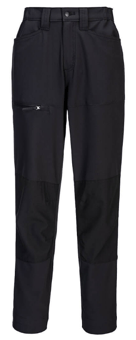picture of Portwest CD887 WX2 Women's Stretch Work Trousers Black - PW-CD887BKR
