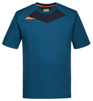picture of Portwest DX4 T-Shirt S/S Metro Blue - PW-DX411MBR