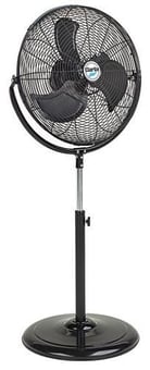 picture of Carke CPF18B100 18 Inch Black High Velocity Pedestal Cooling Fan 230V - [CK-CPF18B100]
