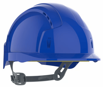 Picture of JSP EVOLite Safety Helmet Slip Ratchet Vented Blue - [JS-AJB160-000-500]