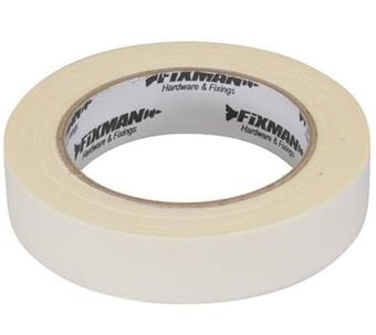 picture of Low Tack Crepe Paper Masking Tape - Cream - 25mm x 50m - [SI-193178]