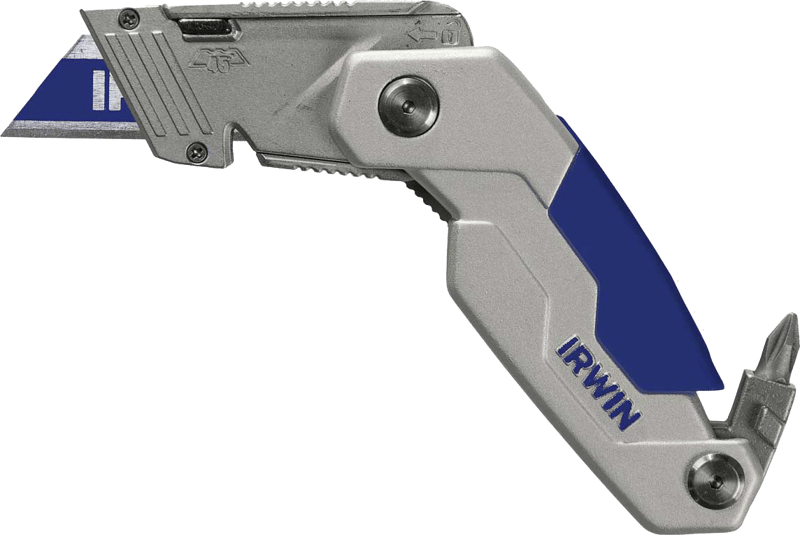 IRWIN - FK250 Folding Utility Knife - 3 Blades Included - [TB-IRW1888439] - (DISC-W)