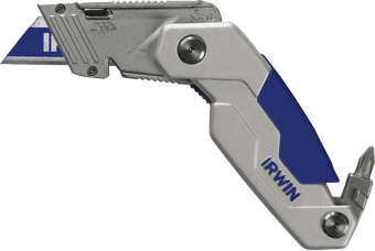 Picture of IRWIN - FK250 Folding Utility Knife - 3 Blades Included - [TB-IRW1888439] - (DISC-W)