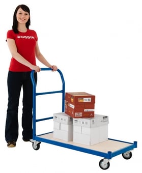 picture of BiGDUG Essentials 250kg Platform Truck - Blue - [BDU-PT1]