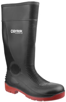 picture of Centek FS338 Compactor Waterproof Black Safety Wellington S5 SRA - FS-24791-40988