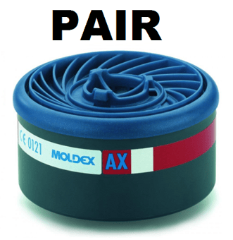 picture of Moldex AX Gas Filters (Pair) for the Series 7000 and 9000 Face Masks - [MO-9600]