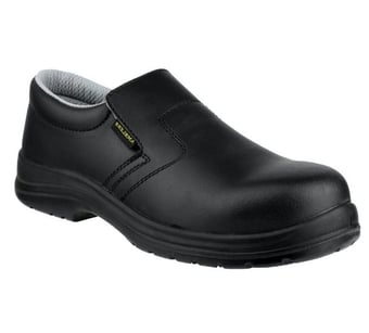 picture of Amblers FS661 Metal Free Lightweight Slip-On Black Safety Shoe S2 SRC - FS-20437-32280