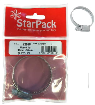 Picture of StarPack - 72028 - Hose Clip - 40mm - 50mm - Single - [AF-5013249258618] - (DISC-R)