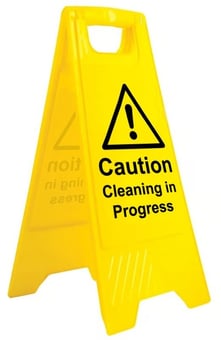 picture of Way4Now - Cleaning in Progress Sign - A-Frame - [IH-CIPAF] - (LP)