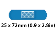 Picture of Metal and X-Ray Detectable Plasters 25mm x 72mm - Pack of 100 - [DT-403-S734-X11]