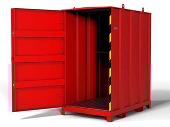 Picture of ArmorGard - FlamStor FS1.8 - Walk-In Hazardous & Flammable Materials Store - Internal Dimensions 1085 x 1710 x 1975 - 195L Sump Capacity - [AG-FS1.8] - (LP)