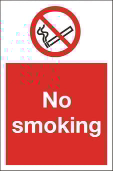 picture of No Smoking Sign - 400 X 600Hmm - Duralite GRP - [AS-TUF01-DG]