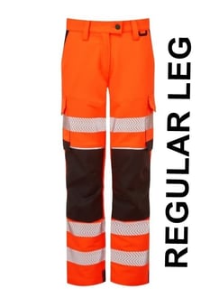 picture of Pulsar Life Ladies Stretch Combat Trouser Orange - Regular Leg - PR-LFE972-ORG-R