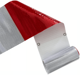 Picture of Way4Now - Reflective Red/White Strip For Security Fencing - 3.5 m - Box Deal of 50 - [IH-SHU-E-RF-1] - (HP)