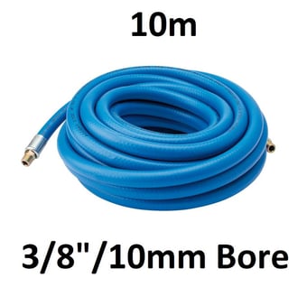 picture of Air Line Hose with 1/4" BSP Fittings - 3/8"/10mm Bore - 10m - [DO-38336]