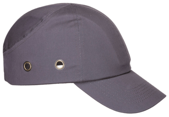 Picture of Portwest - Classic Design Grey Bump Cap - 7cm Long Peak - [PW-PW59GRR]