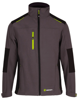 picture of Flex Two-tone Softshell Jacket Grey/Black - BE-SFSJGYBL